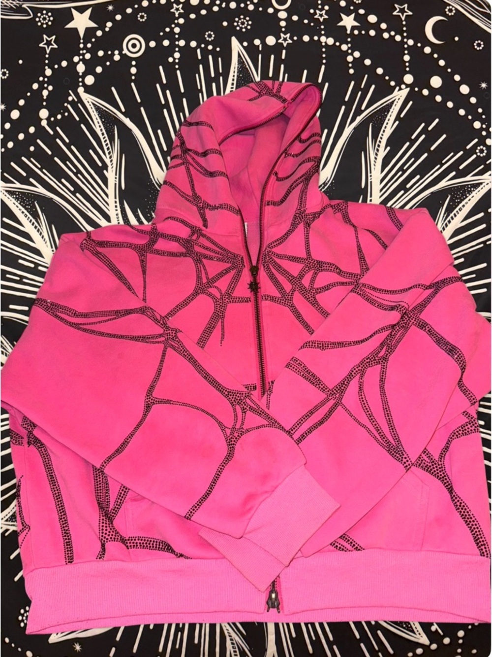 Named Collective - Poison Rhinestone Zip Up Hoodie 💖